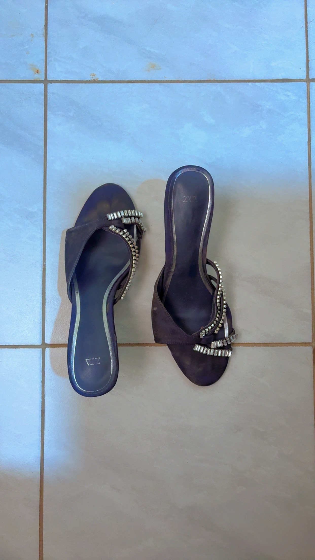 Mule bleue pointure 38-39