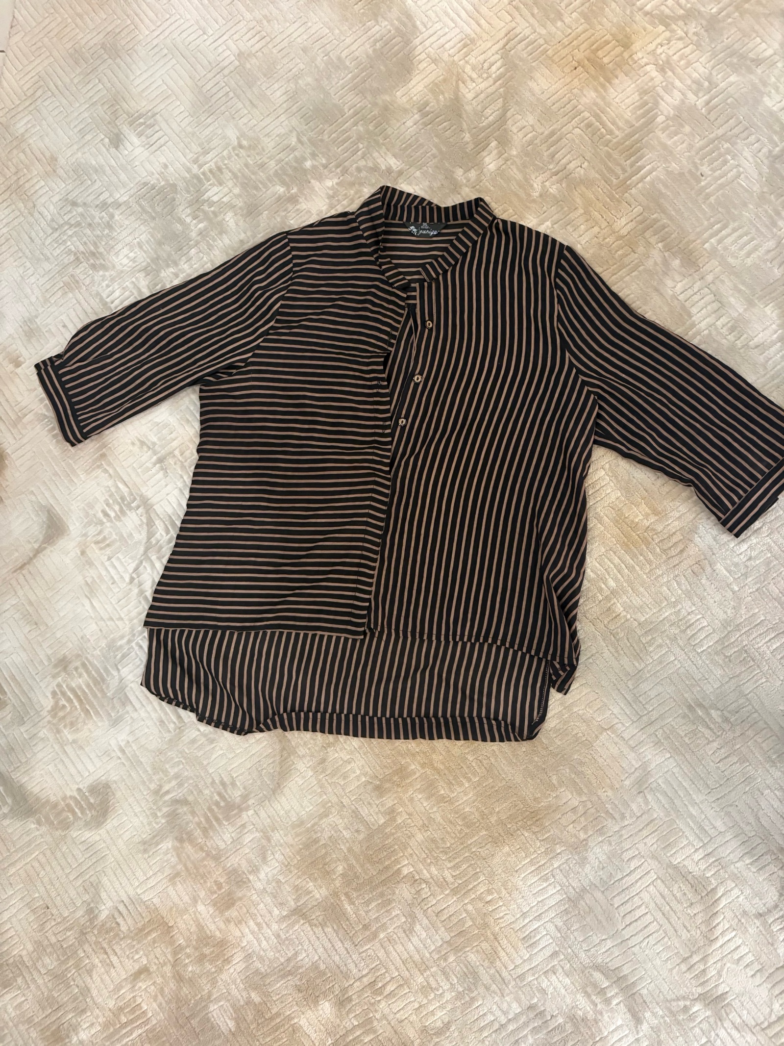 chemise mousseline noir Taille 3XL