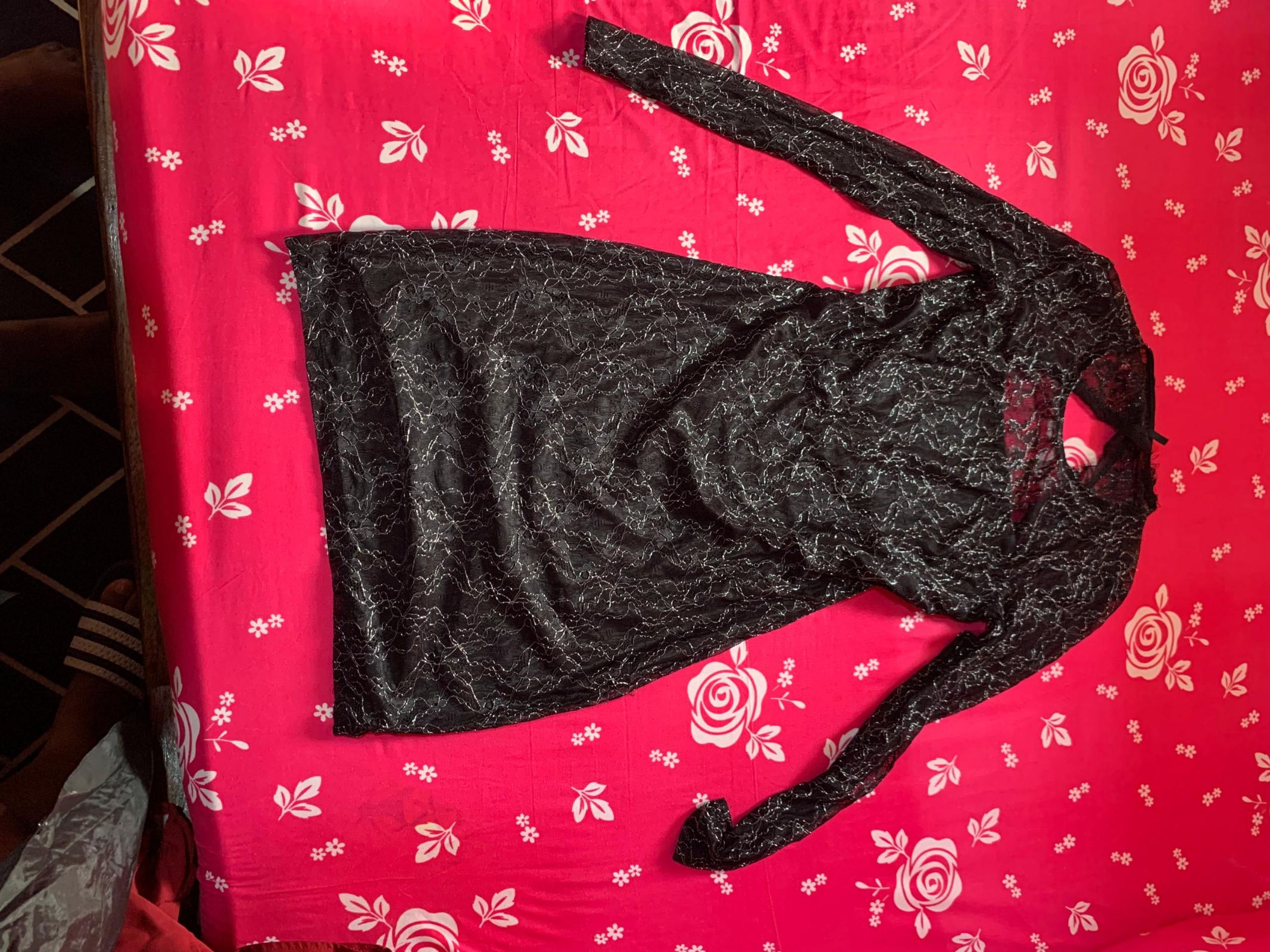 robe taille L dos ouvert