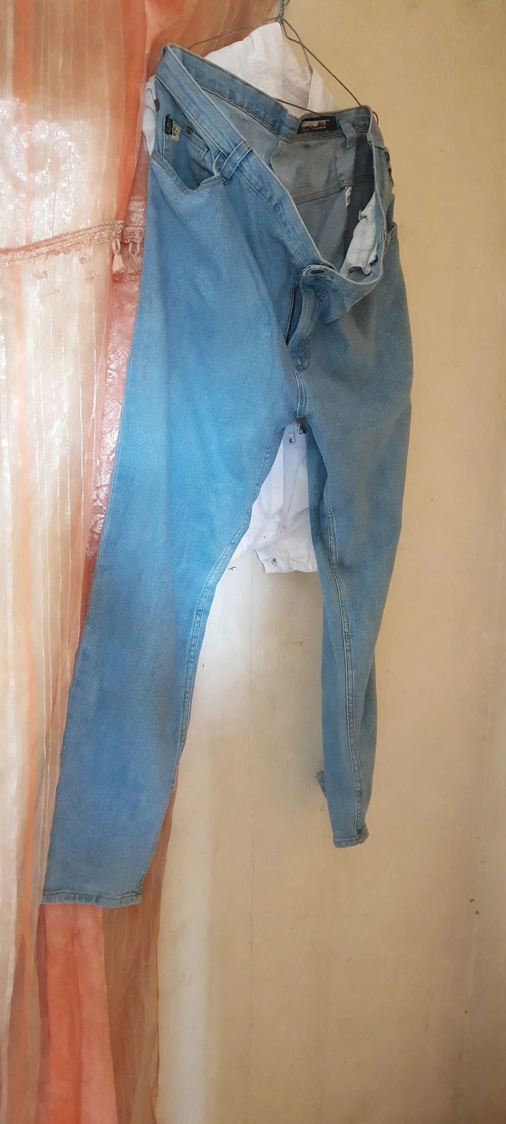 pantalon jean bleu